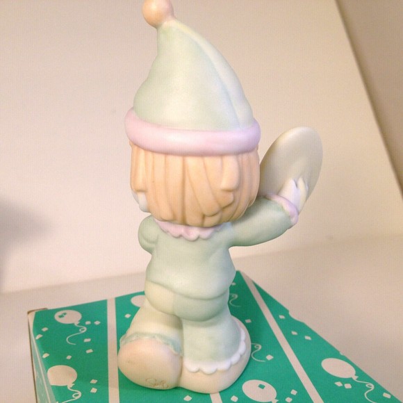 Precious Moments Charter Member A Smile's The Cymbal of Joy 1987 B-0102 - Picture 6 of 11